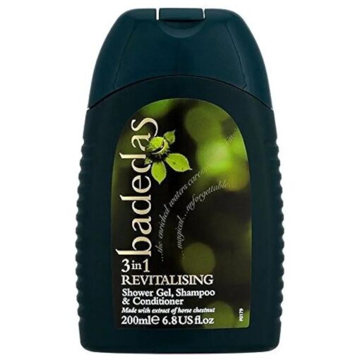 Badedas Revitalising Shower Gel, Shampoo & Conditioner 200ml ( PACK OF 2 )