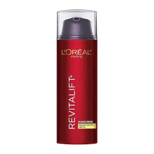 Revitalift Triple Power Anti-Aging Broad Spectrum SPF 30 Sunscreen, Pro Retinol, Hyaluronic Acid & Vitamin C Lotion, Reduces Wrinkles 1.7 Oz