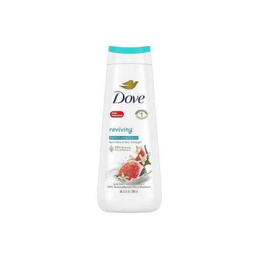 Dove Body Wash Reviving Blue Fig & Orange Blossom for Renewed, Healthy Looking Skin Gentle Skin Cleanser with 24hr Renewing MicroMoisture 20 oz