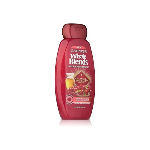 Garnier Whole Blends Color Care Shampoo, Argan Oil & Cranberry Extracts 12.50 oz ( Pack of 6 )