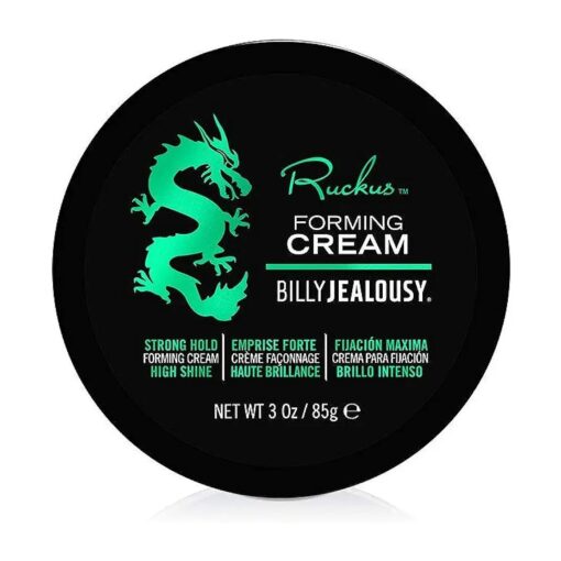 Billy Jealousy Ruckus Hair Forming Cream for Men with Strong Hold and High Shine, Reworkable, Natural Looking, Water Soluble Styling Product