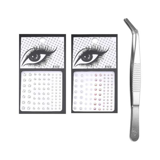 Besteel Face Gems Face jewels Stick on Eye Jewels Face Rhinestones for Makeup Eye Body Nail Face Gems Rhinestone Stickers for Women