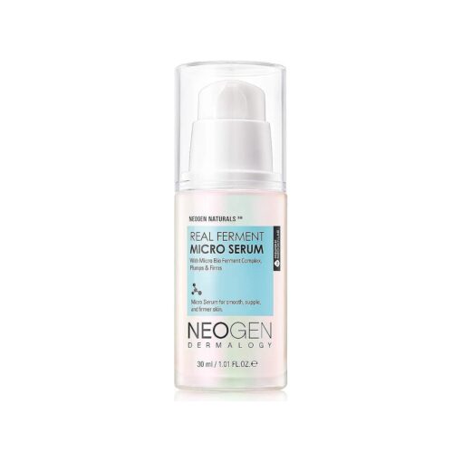 NEOGEN DERMALOGY Real Ferment Micro Serum 1.01 Fl Oz ( 30 ml ) - Facial Serum with Naturally Fermented ingredients ( Rice ) & Hyaluronic Acid for Hydrated, Brightened and Healthy skin - Korean Skin Care