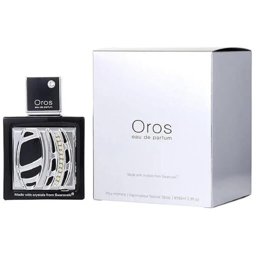 Armaf Oros 2.9 Oz Eau De Parfum Spray for Men with Swarovski Elements