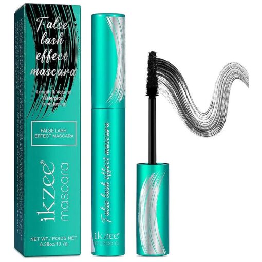 Thrive Mascara, New False Lash Extensions Mascara, Rich Black Mascara, Natural Lengthening & Thickening Effect Waterproof Smudge-proof, Natural No Clumping Smudging Lasting All Day ( Black )