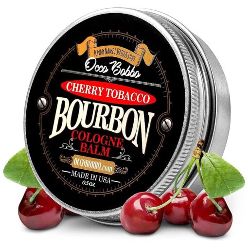 Occo Bobbo Cherry Tobacco Bourbon Cologne for Men - Mens Solid Cologne Bourbon - Bold and Masculine Scent - Made in the USA ( .5 oz )