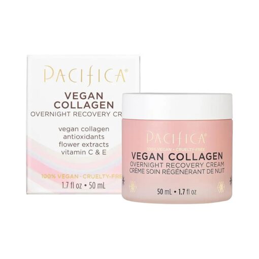 Pacifica Vegan Collagen Overnight Recovery Cream 1.7 oz