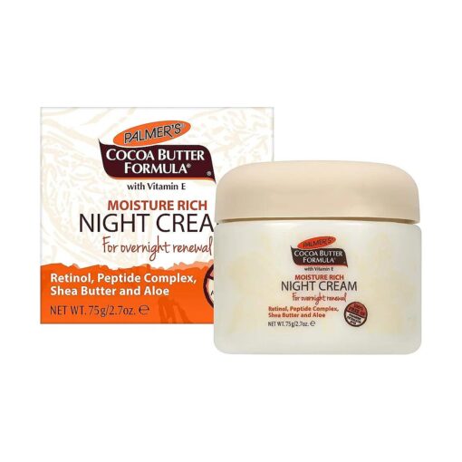 Palmer 's Cocoa Butter Formula Moisture Rich Night Cream, 2.70 oz ( Pack of 2 )