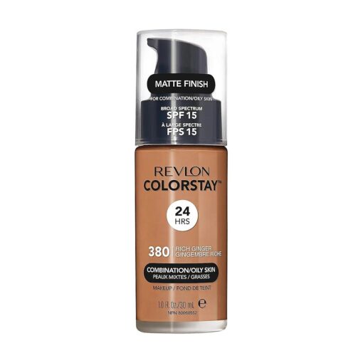 Revlon Colorstay Foundation for Combination/Oily Skin, Rich Ginger