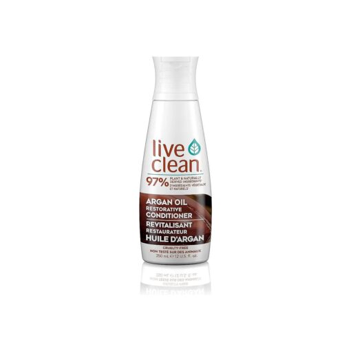 Live Clean Conditioner, Restorative Argan Oil, 12 Oz