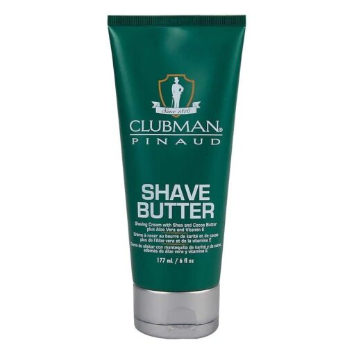 Clubman Shave Butter, Green, 6 Ounce