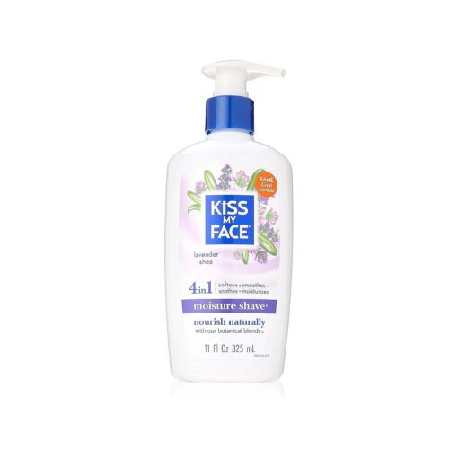 Kiss My Face - Lavender And Shea Moisture Shave, 11 fl oz cream