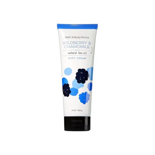 Bath & Body Works Wildberry & Chamomile Body Cream 8 Oz .