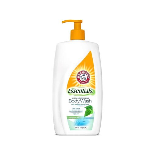 Essentials Ultra Moisturizing Body Wash, Simply Fresh, 32 Ounce