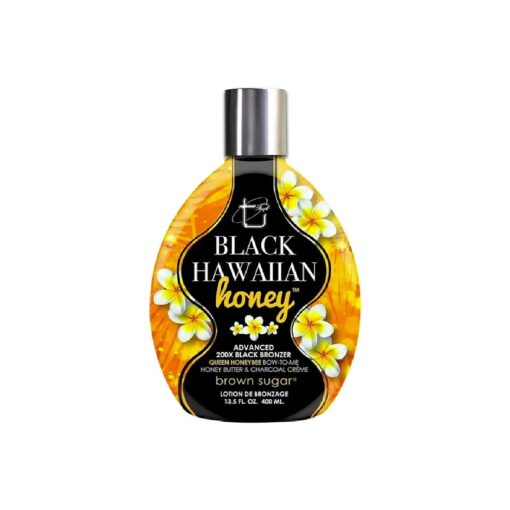 Brown Sugar Black Hawaiian Honey Bronzer, Lotion, Antioxidant, for All, 13.5 Oz