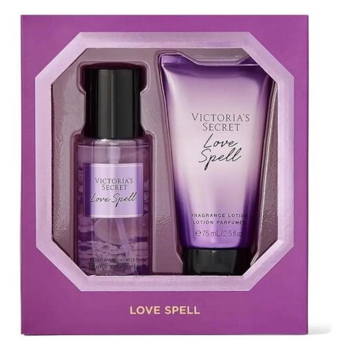 Victoria 's Secret Love Spell 2 Piece Mini Mist & Lotion Gift Set