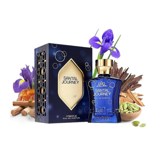 Santal Journey Sandalwood Cologne for Men - Woody, Warm, Sandalwood Perfume For Women - With Notes of Sandalwood, Oud & Amber Perfume - Romantic All-Weather Eau de Parfum Men