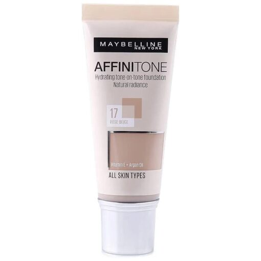 Maybelline Affinitone Perfecting And Protecting Foundation 30ml-17 Rose Beige