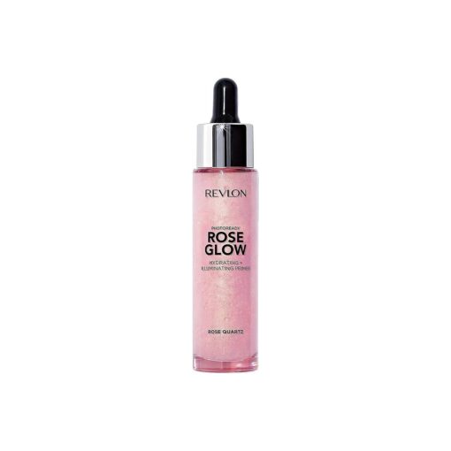 Revlon Face Primer, PhotoReady Rose Glow Face Makeup for All Skin Types, Hydrates, Illuminates & Moisturizes, Infused with Quartz and Hydrating Oil Beads, Rose Quartz, 1 Fl Oz