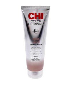 CHI Color Illuminate Conditioner, Helps Maintain Fresh Color In Natural & Color-Treated Hair, Sulfate, Paraben, & Cruelty-Free, Rose Gold, 8.5 Oz