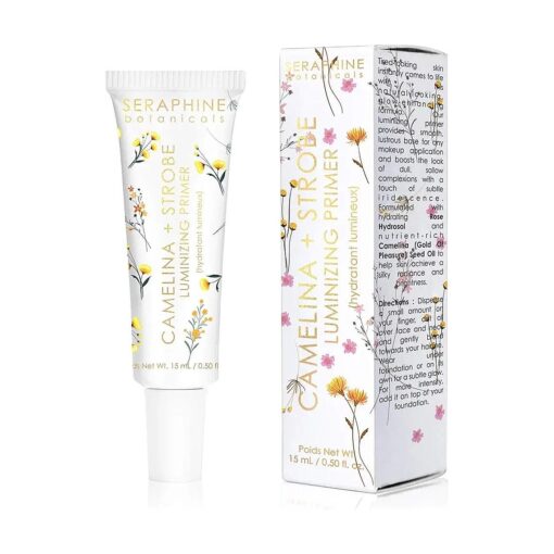 Seraphine Botanicals Camelina + Strobe - Luminizing Primer Glow-Enhancing Formula 15 ml/ 0.50 oz