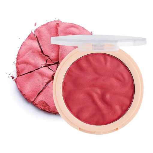 Revolution Beauty, Blusher Reloaded, Pressed Powder Face Blusher, Highly Pigmented & Long Lasting Formula, Rose Kiss, 0.26 Oz .