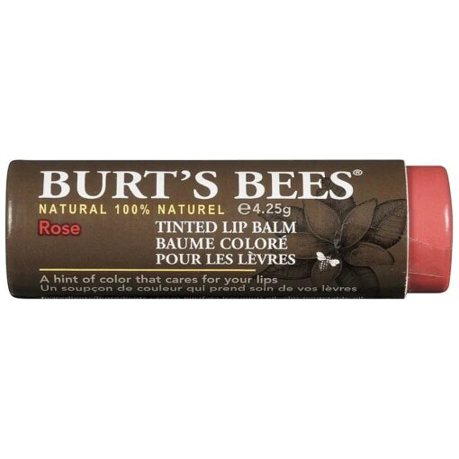 BURTS BEES Rose Tinted Lip Balm, 4.25 GR