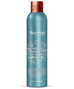 Aveeno Rose Water & Chamomile Blend Gentle Dry Shampoo for Sensitive Scalp & Soft Hair, Sulfate Free Dry Shampoo, Paraben & Dye-Free, 5 Fl Oz