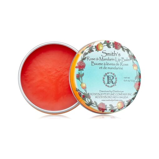 Rosebud Smith 's Lip Balm, Rose and Mandarin, 0.8 Ounce