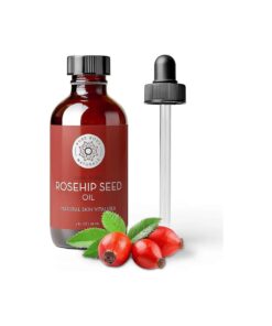 Rosehip Oil Facial Oil for Face, Nails, Hair and Skin, Rosehip Seed Oil, 4 Fl, Ounce