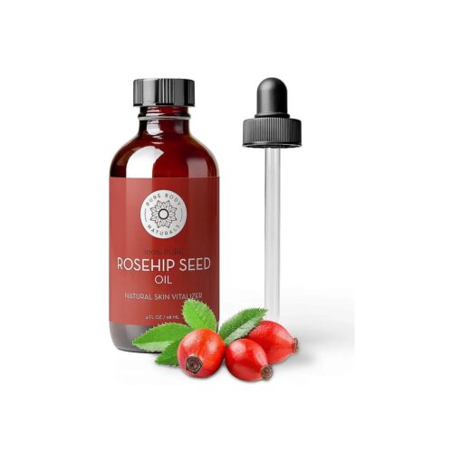 Rosehip Oil Facial Oil for Face, Nails, Hair and Skin, Rosehip Seed Oil, 4 Fl, Ounce