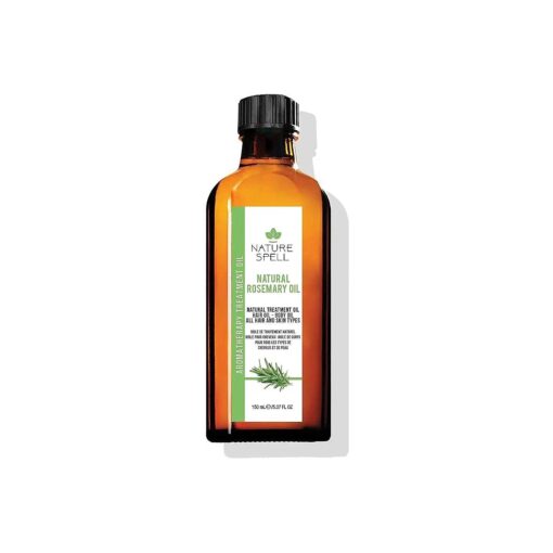 Nature Spell Rosemary Oil for Hair & Skin, Rosemary Oil for Hair Growth, Pre-Diluted, Treat Dry Damaged Hair to Target Hair Loss, 5.07 Fl Oz