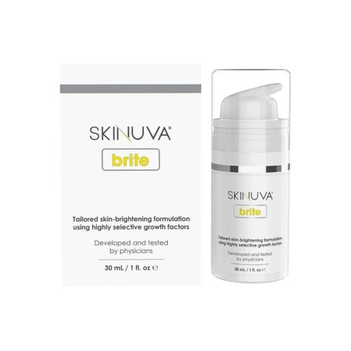 Skinuva ( r ) Brite Hyperpigmentation Treatment - Skin Brightening Cream - Dark Spot Treatment - Formulated with Highly Selective Growth Factors - Suitable for All Skin Types