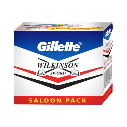 Gillette 100 X Wilkinson Sword Double Edge Safety Razor Blades