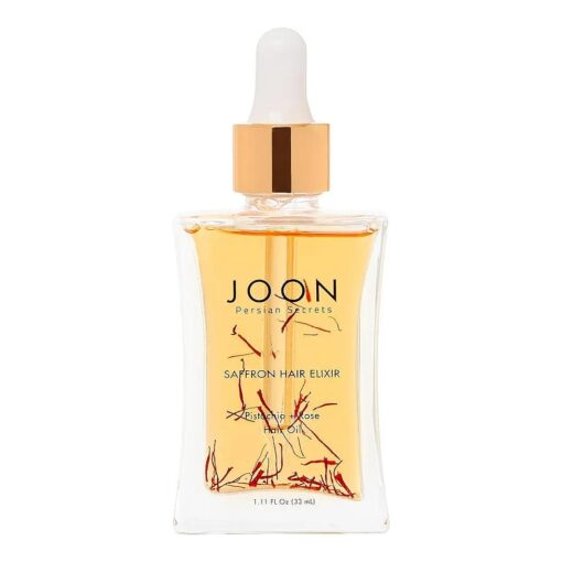 Joon Saffron Hair Elixir Pistachio + Rose Hair Oil, 1.11 Fl, Oz .