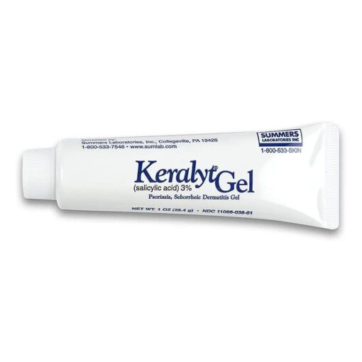 3 % Salicylic Acid Gel - Exfoliating Moisturizing Skin Gel - Promotes Relief from Itchy, Redness, Dryness, Roughness, and Flakey Skin from Psoriasis, Eczema, Acne, Dermatitis