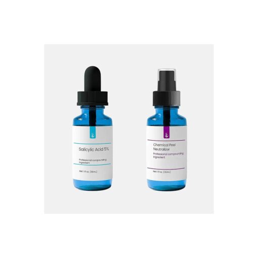 Salicylic Acid 5 % Solution & Neutralizer ( 30 ml each ) by Pure Original Ingredients, Pure & Simple Serums, Effective Yet Gentle