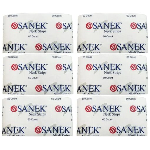 Salon Barber Hair Stylist Graham SANEK 6 Packs of 60 Neck Strips SD-40006