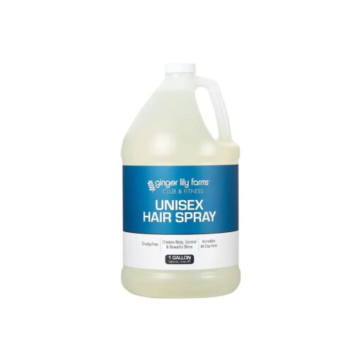 Club & Fitness Unisex Hair Spray, 100 % Vegan and Cruelty-Free, 1 Gallon