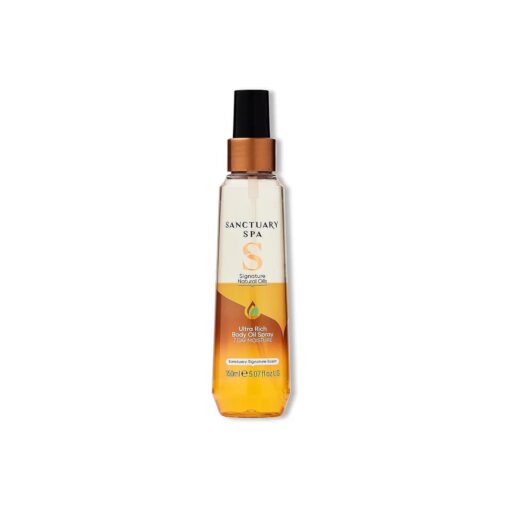 Sanctuary Spa Body Oil Spray, No Mineral Oil, Cruelty Free and Vegan Body Spray Moisturiser, 150 ml