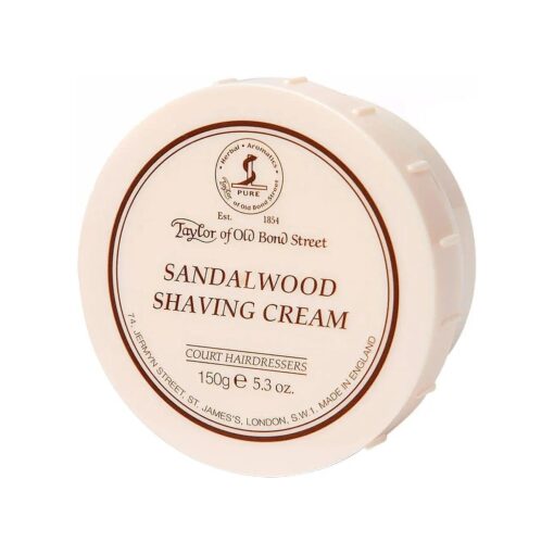 Taylor of Old Bond Street Sandalwood Shaving Cream Bowl, 5.3-Ounce