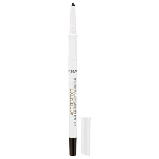 L'Oreal Paris Age Perfect Satin Glide Eyeliner with Mineral Pigments, Black