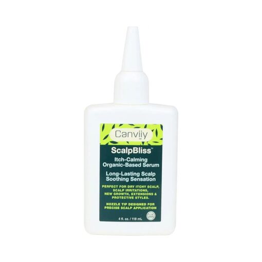 ScalpBliss Itch-Calming Serum, Long-Lasting Soothing Scalp Moisturizer for Dry itchy Scalp, Enriched with Aloe Vera, Witch Hazel, Manuka Honey and Peppermint Oil ( Organic Based )