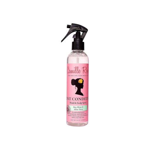 Camille Rose Mint Condition Braid + Scalp Spray to Hydrate, Reduce Breakage, and Provide Relief from a Dry, Itchy, Flaky Scalp, with Aloe Vera and Sea Moss