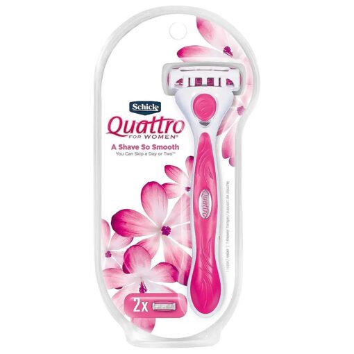 Schick Quattro for Women High Performance Razor, Packaging May Vary, 1 Razor