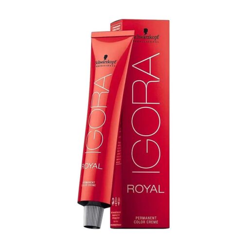 Schwarzkopf Professional Igora Royal Permanent Color Creme, 1-0 Black, 60 Gram