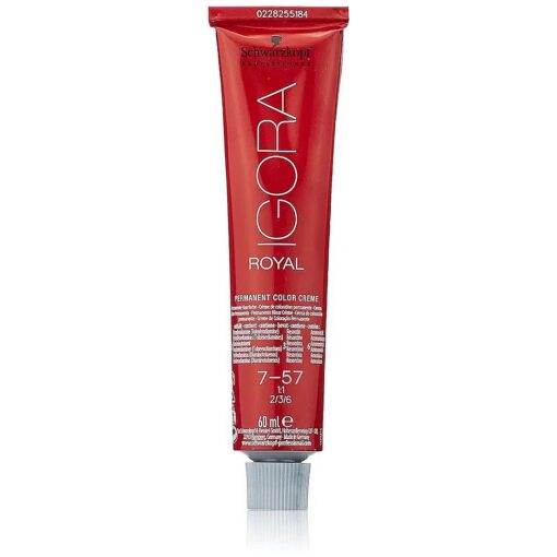 Schwarzkopf IGORA ROYALl 7-57 Medium Blonde Gold Copper 60ml