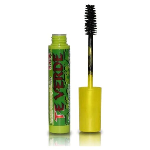 2x Rimel GREEN TEA BiocoSmetic Black Negro Mascara De Pestanas Grandes Y Definidas TE VERDE Waterproof