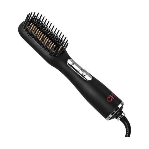 CHI 3-in-1 Hot Smoothing Dryer Brush, Creates A Smooth & Shiny Salon Blowout, Detangles Hair, Seals In Natural Moisture & Fights Frizz, Cruelty-Free