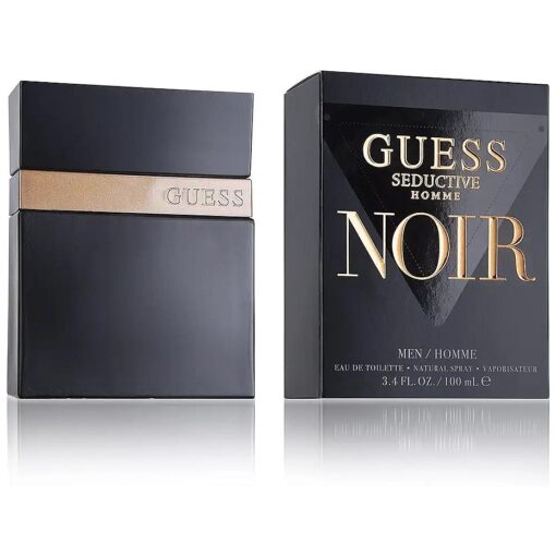 Guess Seductive Homme Noir 3.4 oz EDT Spray RETAIL